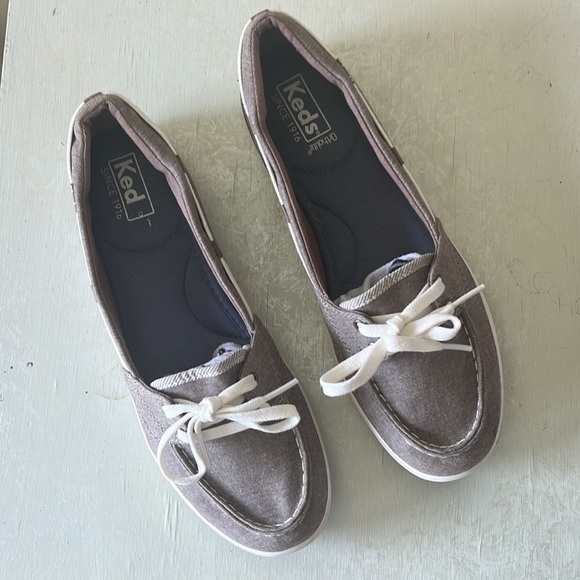Keds Ortholite Canvas Slip-on Loafers / Boat Shoes, Women’s size 9.5 - Picture 3 of 4